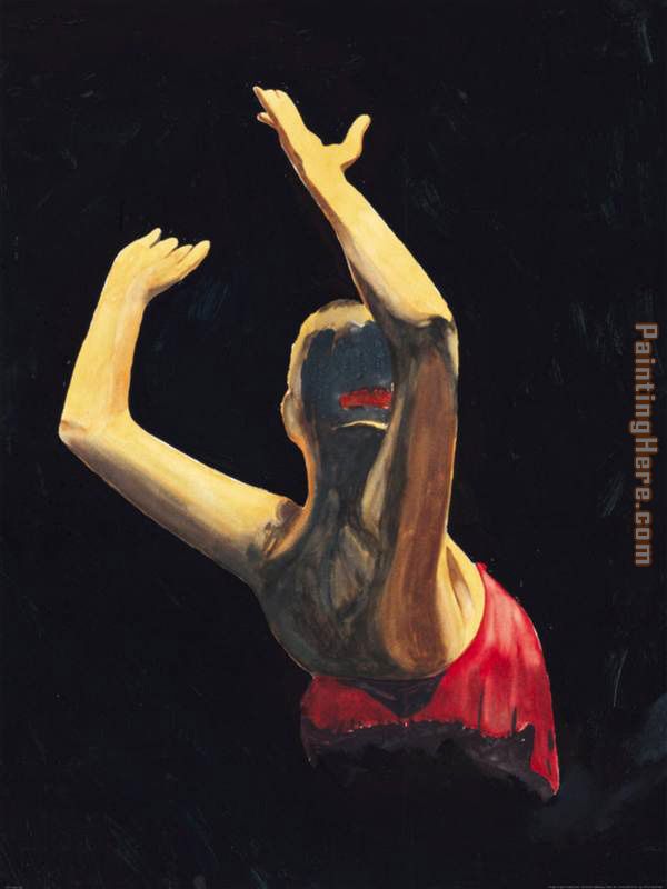 Flamenco 6 painting - Flamenco Dancer Flamenco 6 art painting
